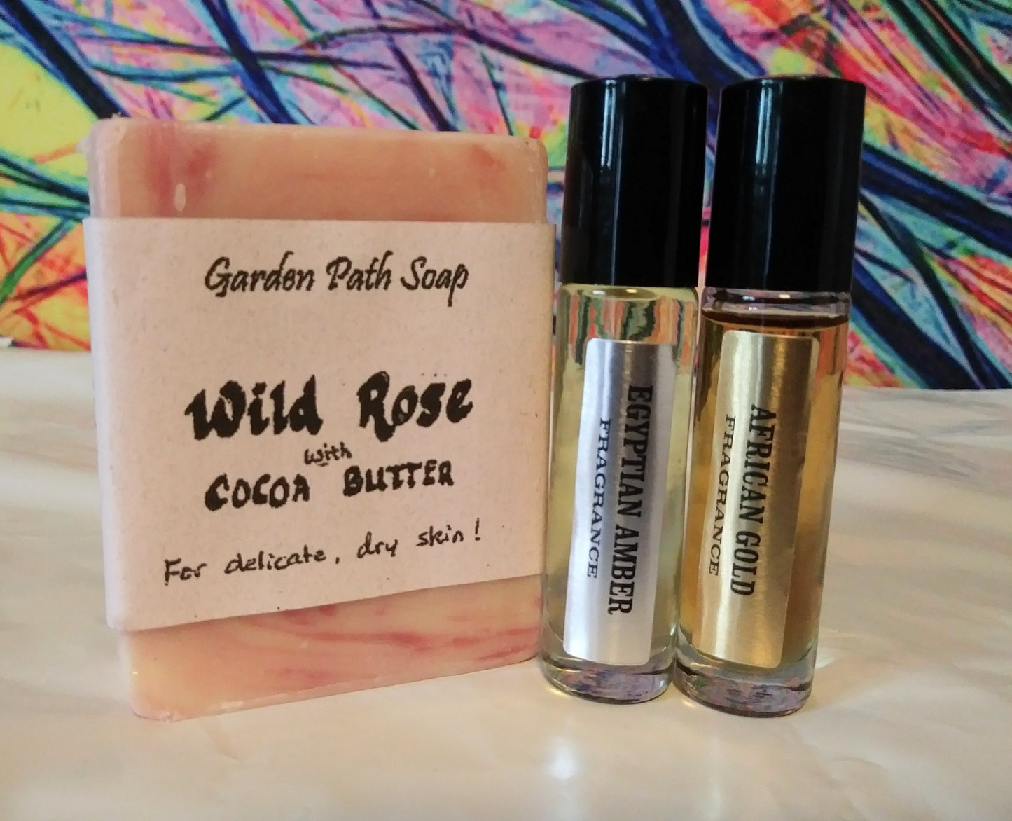 Night and Day's Homemade Soap and Body Oil Set