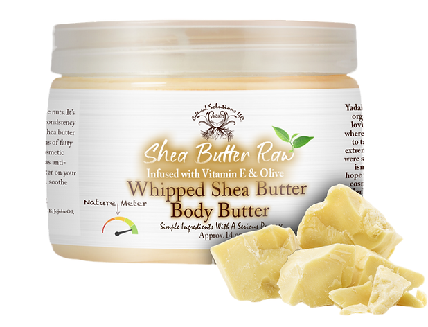 Shea Butter Raw Whipped Shea Butter Body Butter (approx.14oz.)