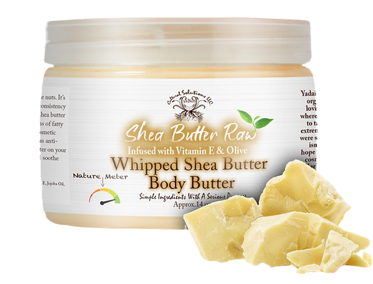 Shea Butter Raw Whipped Shea Butter Body Butter (approx.14oz.)