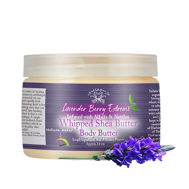 Lavender Berry Extreme Whipped Shea Butter Body Butter (Approx 14oz)