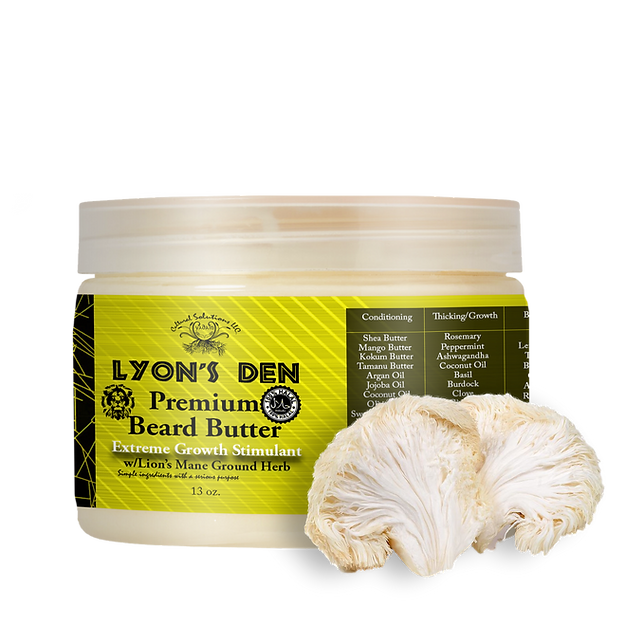 Lyon's Den Premium Beard Butter & Conditioner (Approx. 14oz)