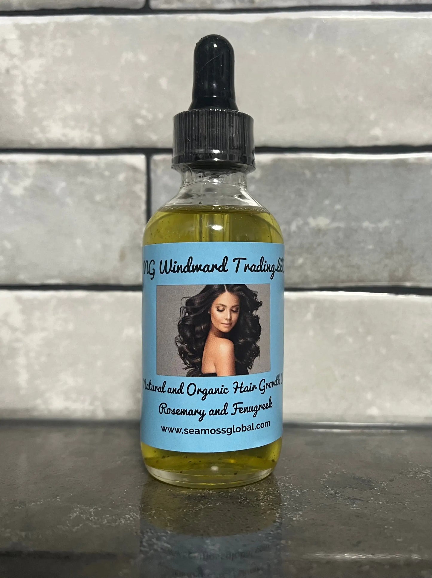 Organic Extra Strength Hair Growth Serum with Sea Moss, Fenugreek, and Rosemary